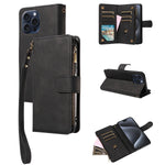 PU Leather Phone Case for Samsung GalaxyA13 A14 A15 A22 A32 S22 S23 S24 S25 M33 NOTE10 Skin Feel Zipper Flip Wallet Phone Case