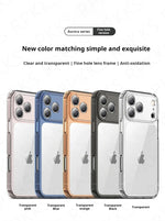 Luxury Hybrid Transparent Shockproof Phone Case For iPhone 17 Pro Max 17 Air 17Pro Max Clear Hard Acrylic Protective Back Cover