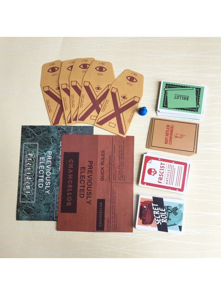 Secret Hitler Board Game Card Game Party Game SHT
