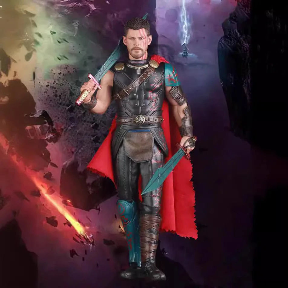 Marvel Super-Heroes Anime Figure Series Captain Marvel Thor Action Figure Toys 1/6 Statue Models Collection Toy Gifts Toys