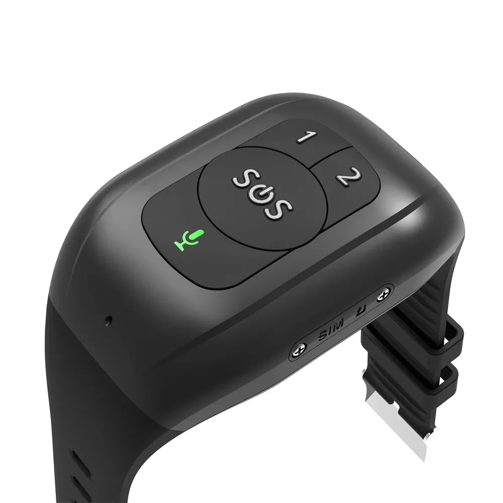 Smart 4G GPS Trace Locate Men Elder Blood Oxygen Heart Rate Monitor Wristwatch SOS Call Android Phone Watch with Temperature