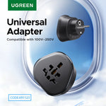UGREEN Universal Travel Adapter Extension Socket EU/US/UK Plug Converter Multi-Country Power Adaptor for EU US UK KR RU Outlets