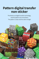 10-300pcs Magnetic Blocks Game Mine Magnet World Toys For Boys Girls STEM Montessori Sensory Cubes Game Toys Gift