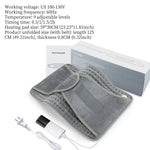 Electric Heating Pads for Back Neck Shoulder Pain Relief,Home Sofa Office Desktop Winter Warm Blanket,Auto-Off, Machine Washable