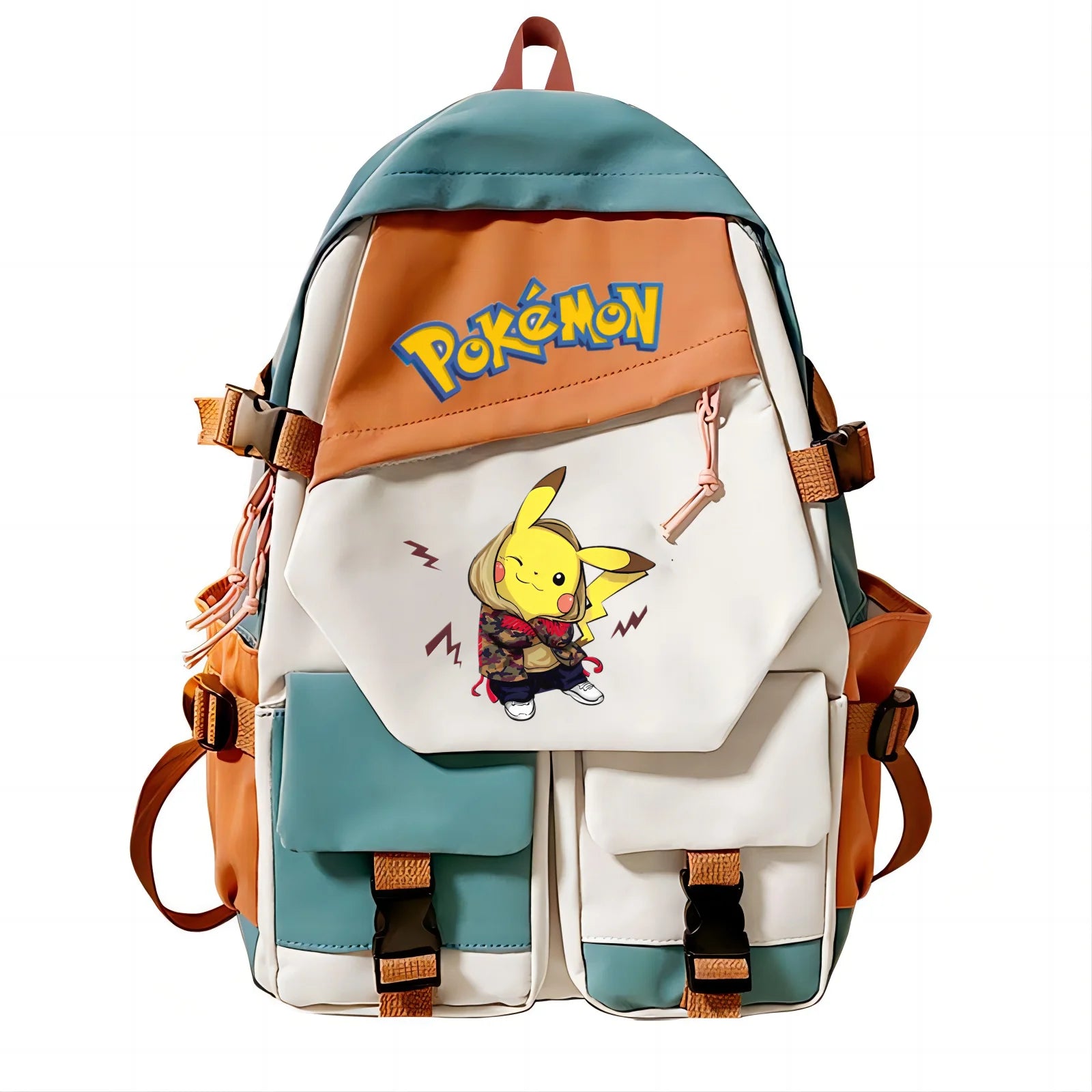 Pokémon Backpack for Kids & Teens – Large Capacity School & Travel Laptop Bag