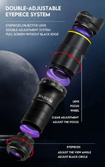 32x Professional Telescope Monocular HD Zoom Phone Lens Camera Telephoto With Tripod Metal Telescope For Tourism Camping