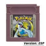 Pokemon Red Blue Crystal Golden Green Silver Yellow GBC Game Card 16 Bit Video Game Cartridge Console Cards For GB/SP