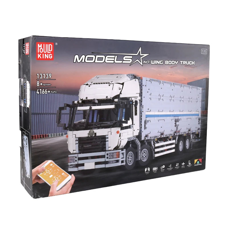 Motorized RC Truck Brick Set – Technical Building Model with App Control, Perfect Gift for Teens & Adults