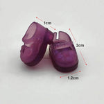 Mini Labubu Doll Shoes for 10cm Labubu 4.0 The Monsters Pin for Love Series Doll Clothes Accessories Plush Doll's Clothing