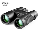 COMET 8x42 10X42 Powerful Binoculars Long Range Waterproof Bak4 Telescope Night Vision High Clarity For Tourism Hunting Camping