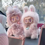 Doll Clothes  For Labubu Little Angel Pink Rabbit Plush Baby Clothes Cute And Fashionable Angel Cotton Doll Clothing Doll Sets