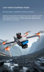 8K ESC 3 Axis Gimbal 360° Obstacle Avoidance WIFI FPV RC Drone 5G Brushless Electric GPS Follow Me Remote Control Quadcopter Toy