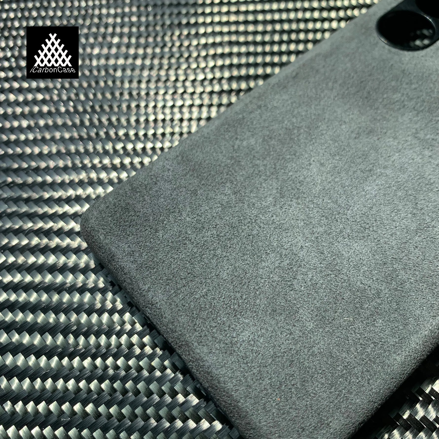 For Samsung  Galaxy S25 Ultra S25+ Magnetic Genuine Italy Alcantara Phone Case Handmade Super Car Inter Premium Leather Materia