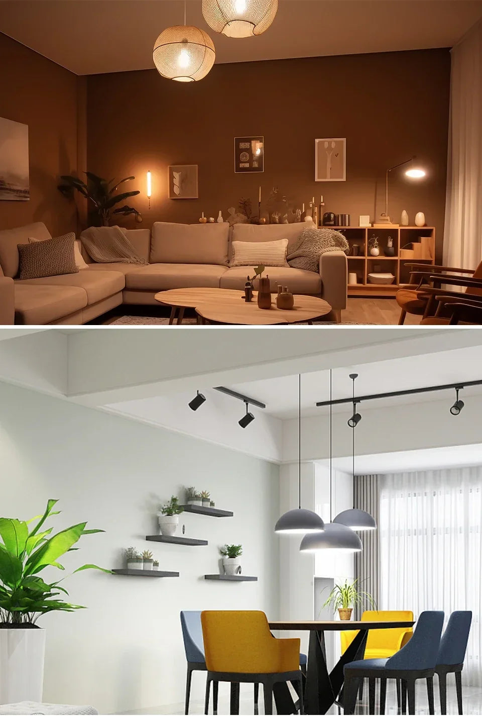 Cozylife 220V 110V WiFi Smart LED Bulb 12W 15W 20W E27 Cold & Warm Indoor Light  Alexa Google Home Together APP Timing Dimming