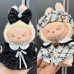 Sweet Princess Style Doll's Cloth for Labubu 17cm The Monster Outfit Accessories Clothing DIY Kids Gift High-quality Dress Cloak