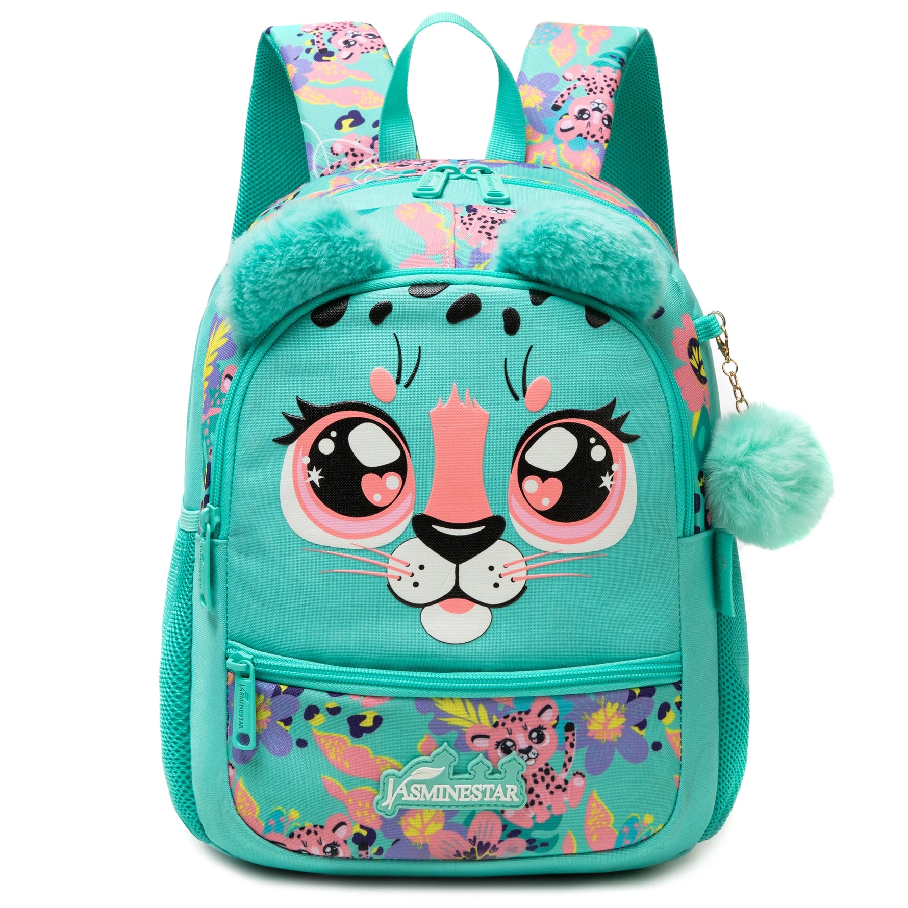 1pc Cute 13 Inch Animal Backpack Kindergarten Outdoor Sports Little Girl With Small Pendant