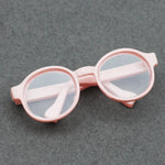 1PC 6.5cm Transparent Plastic Glasses for 1/8 1/6 1/3 1/4 BJD for Labubu MSD SD Plush for EXO Doll Sunglasses