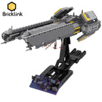 Bricklink MOC Hell Space Wars Game Divers 2 Super Destroyer Spaceship Sets Creative Building Blocks Kid Toys Christmas Gift