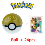 24pcs Pokemon Figure Different Styles Tomy Model Collection 2-3cm Pikachu Anime Pokeball Poke Ball Go Elf Toys Dolls Child Gift