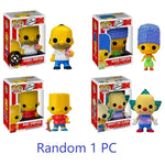New The Simpsons New Arrival Vinyl Action Figure Painting Toy decorations Decorate children's favorite hand-done gifts