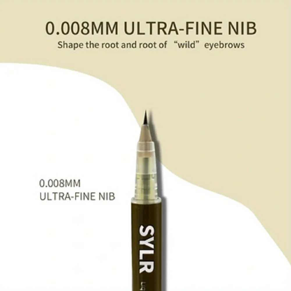 0.008mm Ultra-fine Liquid Eyebrow Pencil Professional Waterproof And Sweat-proof Eyeliner in one Lasting Eye Brow pen