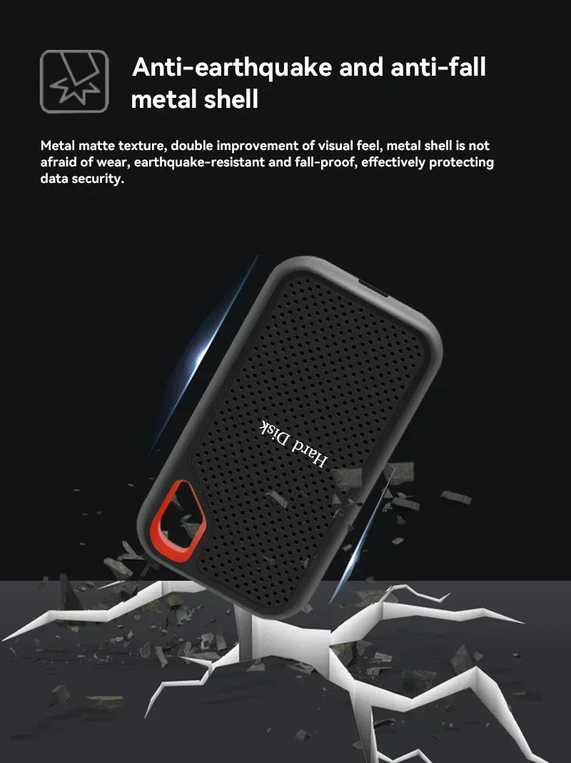 For xiaomil E61 Portable SSD 1TB ssd Hard Drive 2TB External SSD M.2 for SanDisk Laptop/Phones/mac Mobile Hard Disk HDD Storage