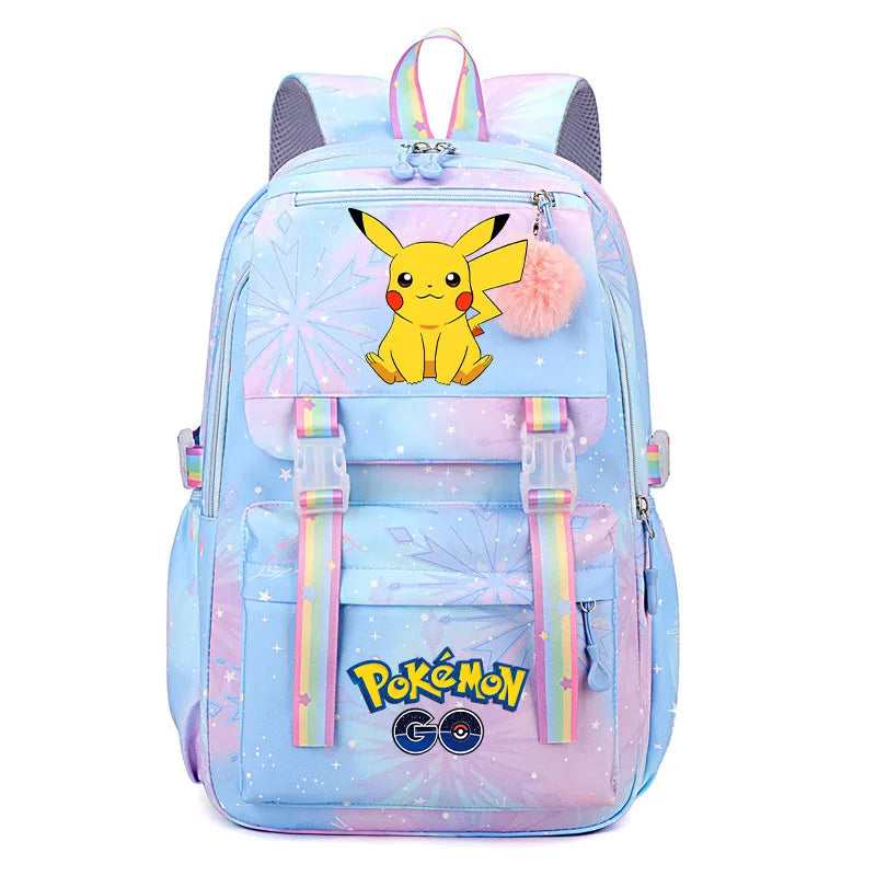 Pokémon Backpack for Kids & Teens – Pikachu & Charmander School Bag (Back-to-School Gift)