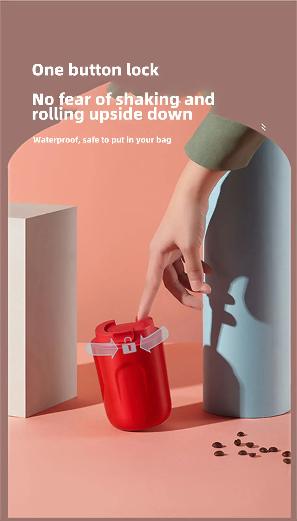 Thermos Bottle for Coffee Thermal Cup for tea Mini Tumbler Insulated Vacuum Flask Mug Stainless Steel Leakproof Travel Drinkware