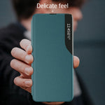 Smart View Flip Phone Case For Samsung Galaxy A56 A36 A26 A06 A16 A15 5G A25 A35 A55 A05 A05S A34 A54 Book Cover Funda Coque