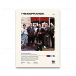 Classic TV Series Show The Sopranos Family Prints Canvas Painting  Wall Art Living Room Home Decor