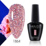 NAILCO 15ml Top Coat And Base Coat Art Design Gel Nail Polish Top Base Coat UV LED Soak Off Gel Nail Varnish