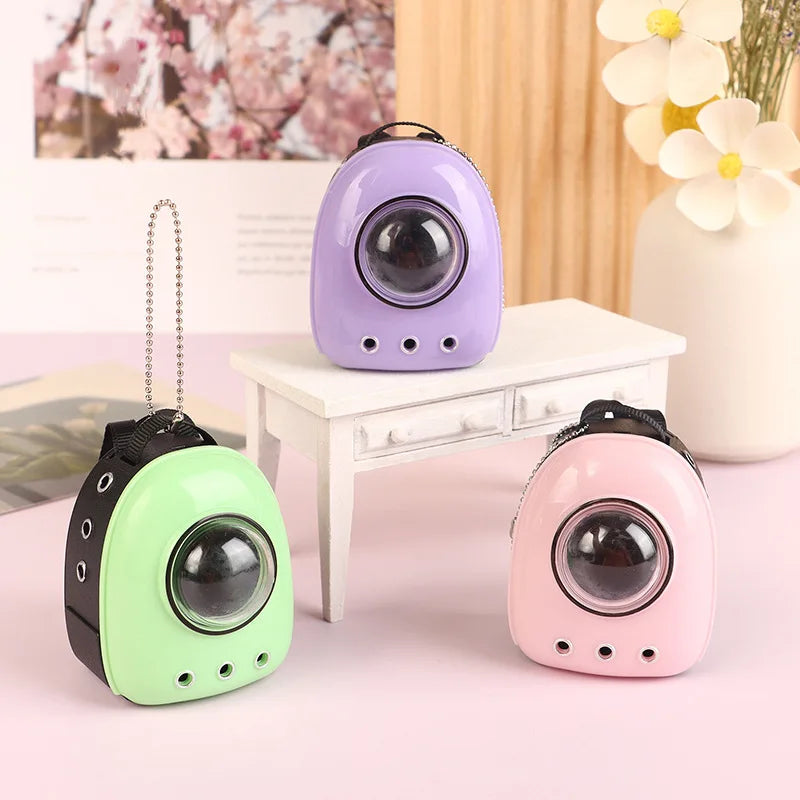 For Labubu Doll Backpack Simulation Pet Bag 15/17cm Dolls Cute Doll Accessories