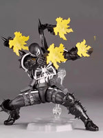 Agent Venom Revoltech Amazing Yamaguchi Anime Figures Venom Figurine Eugene Thompson Model PVC Model Collection Statue Toy Gifts