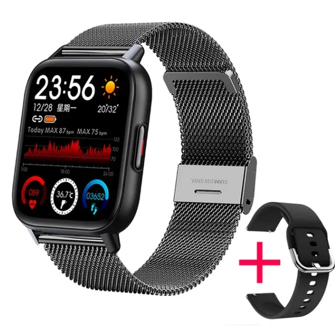 Xiaomi New 1.69 Inch Smart Watch Men Body Temperature Full Touch Smartwatch Women Accurate Oxygen Monitor Clock 2023 PK P8