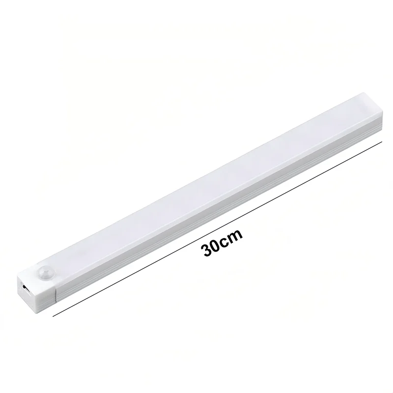 Under Cabinet Dimmable LED Motion Sensor Night Light USB Charging Magnetic Induction Lamp for Bedside, Wardrobe, Stairway