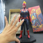Marvel Super-Heroes Anime Figure Series Captain Marvel Thor Action Figure Toys 1/6 Statue Models Collection Toy Gifts Toys