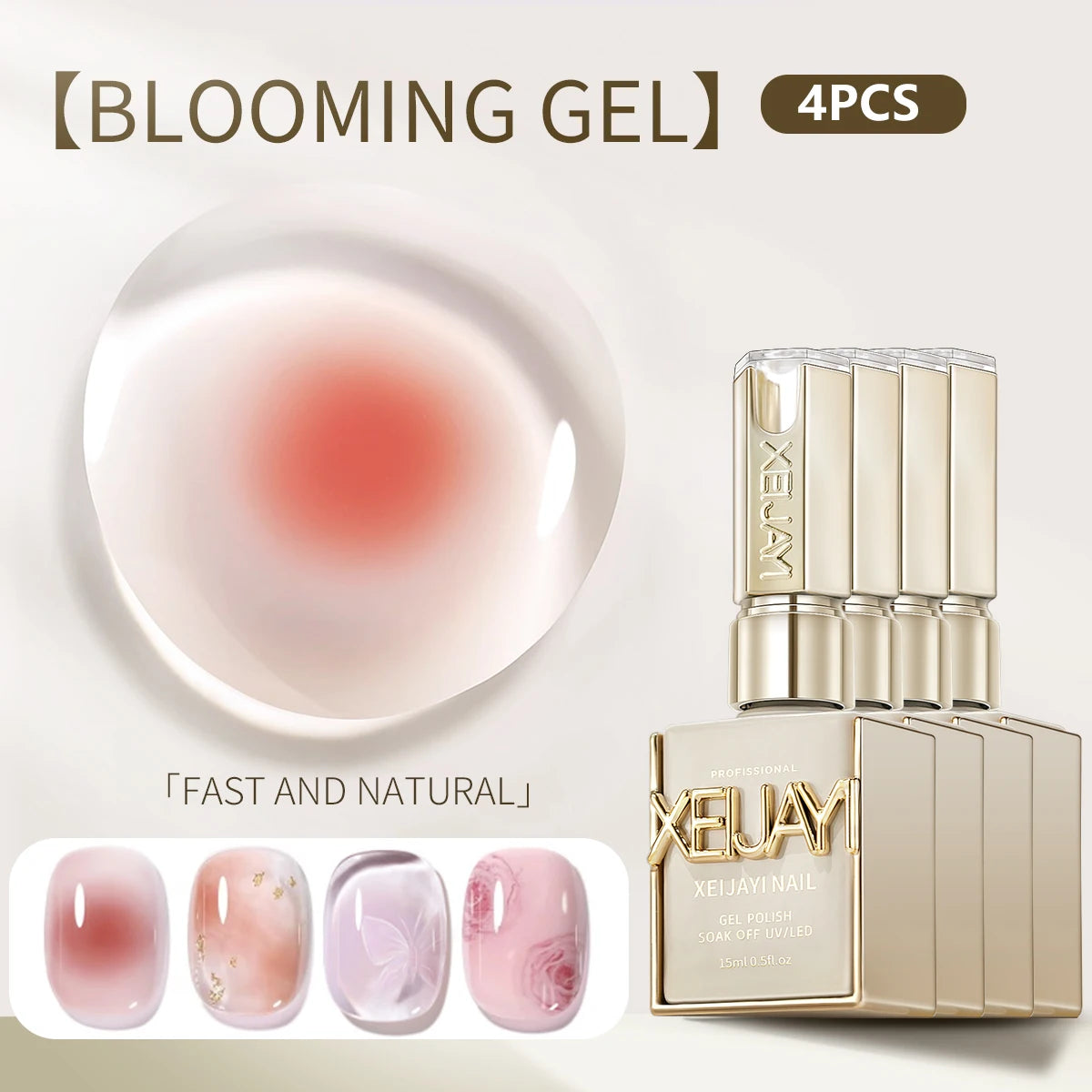 15ml Glass Top Coat Long Lasting Clear Rubber Top Coat LED UV Strengthen Nails High Gloss Top Finish Gel Nail Polish