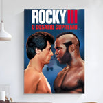 Rocky Balboa Classic Movie Poster Art Self-adhesive Art Small Poster HD Quality Poster Wall Art Painting Study Wall Decoration