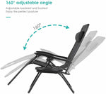 Homfa Folding Sun Lounger Set with Table