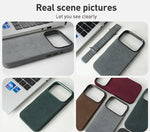 Premium Real Italian Imported Alcantara Magsafe Magnetic Case for IPhone 17Pro/17 Pro Max/17Air Anti-drop Phone Case Accessories