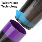 500ml Layered Protein Bottle Powder Shaker with Powder Storage Container Large Water Bottle Water Bottle with Wire Stirring Ball