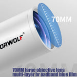 BORWOLF AZ70500 refracting astronomical telescope 70MM large aperture 25X-416X for observing the moon and planets