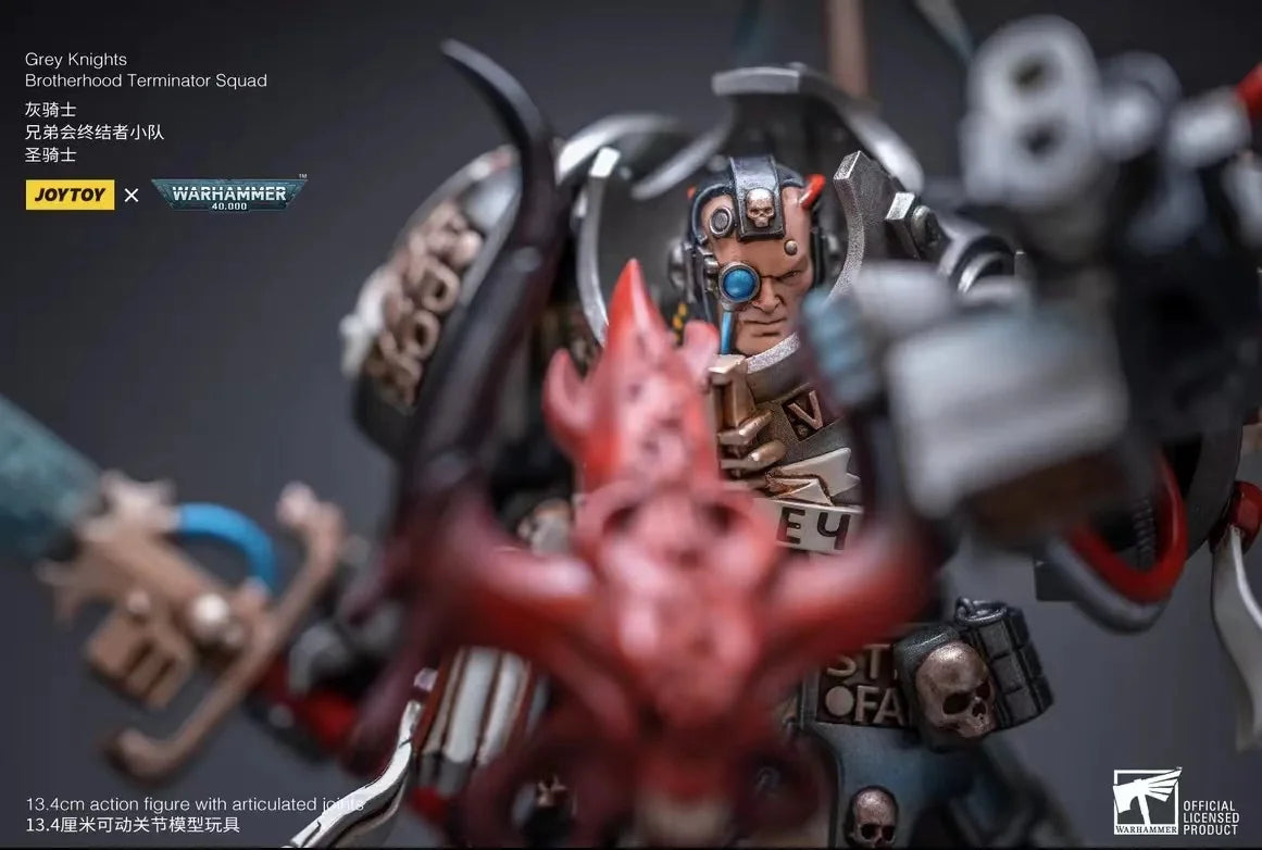 1/18 JOYTOY Action Figure 40K Grey Knight Figures And Mecha Anime Model Toy