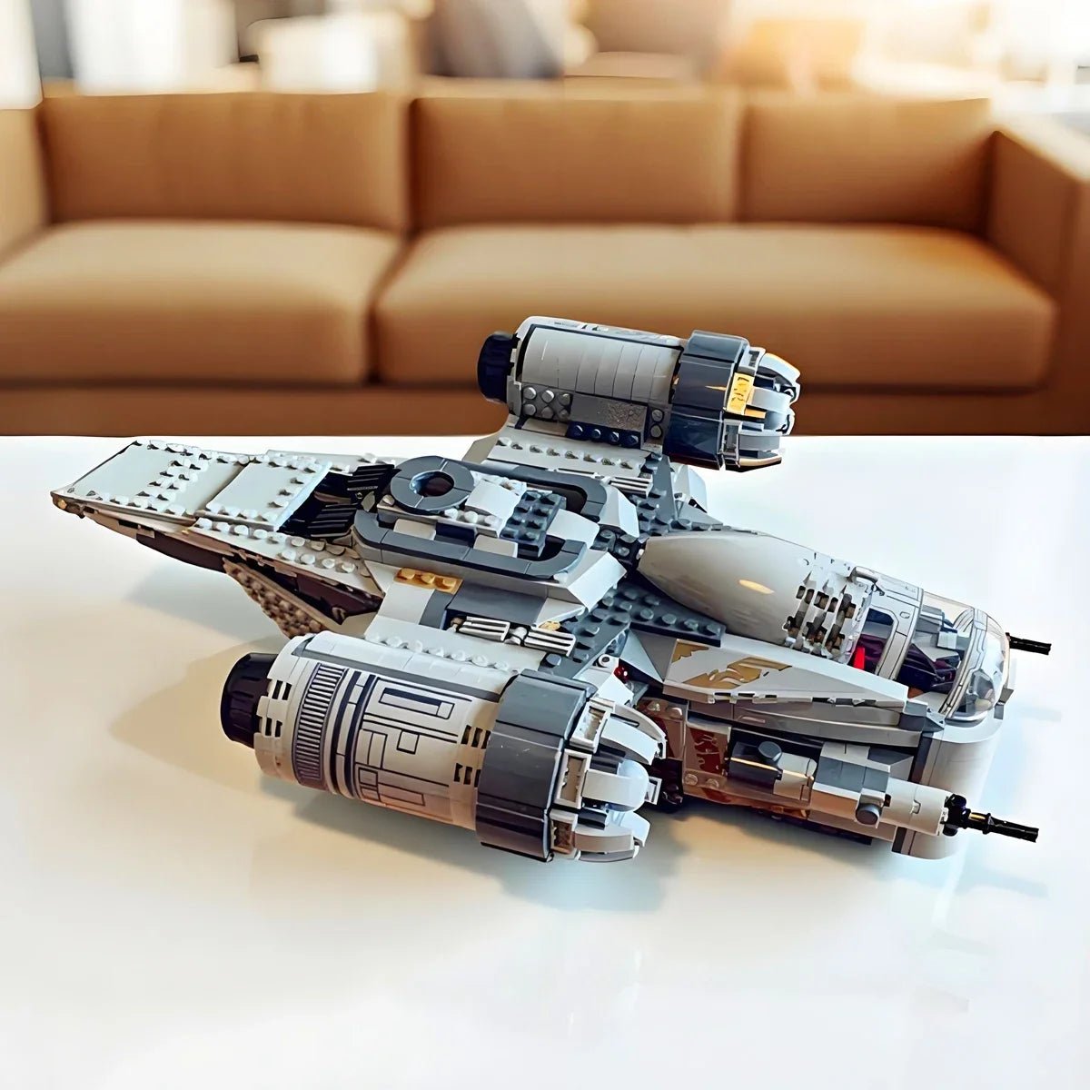 Galaxy Spaceships Battles Fighters-Stars-ships MOC-Razors Aircraft StarFighters Model Building Blocks Bricks Toys Gift