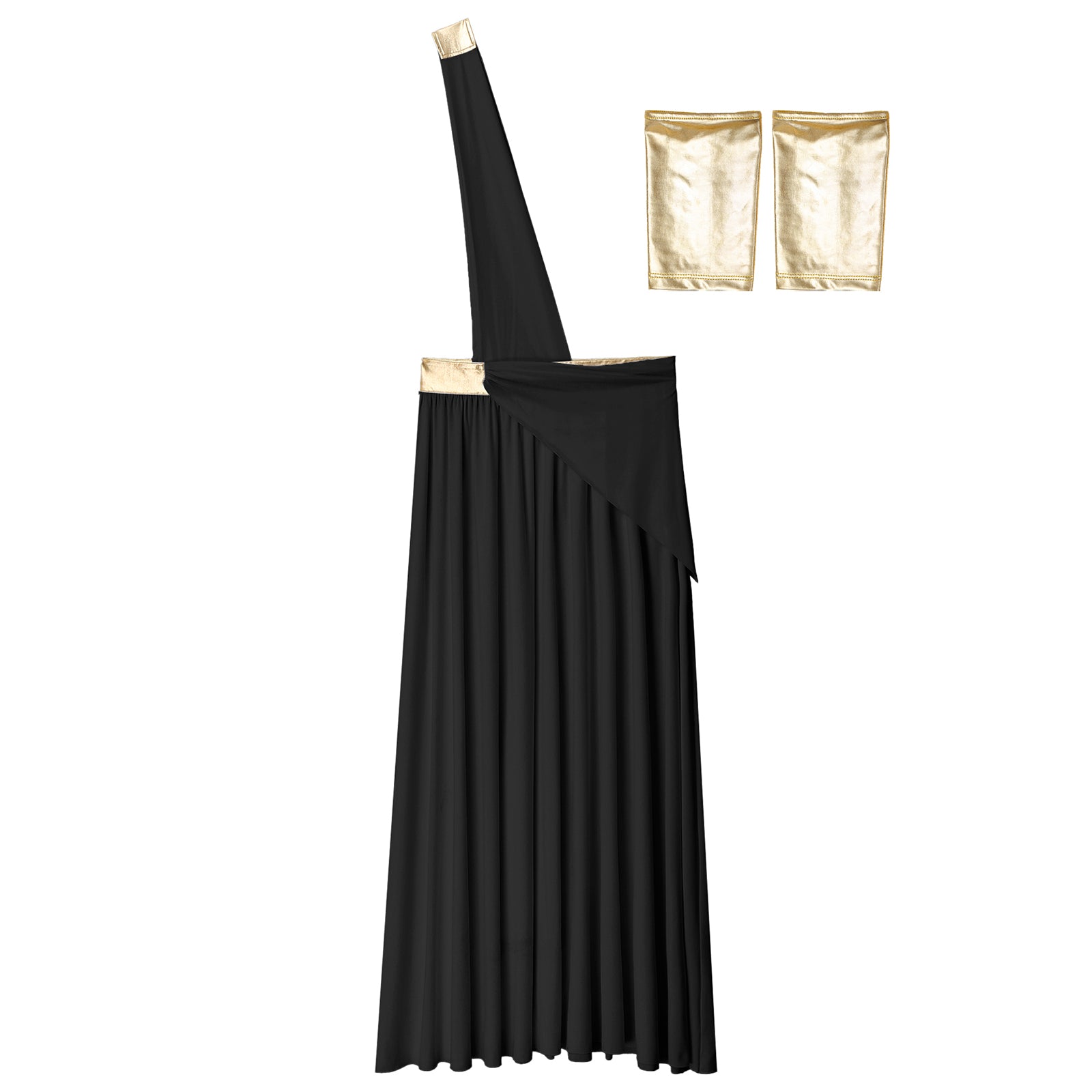 Mens Ancient Greek God Toga Gladiator Costumes Roman Emperor One Shoulder Sleeveless Robe Halloween Medieval Warrior Outfits