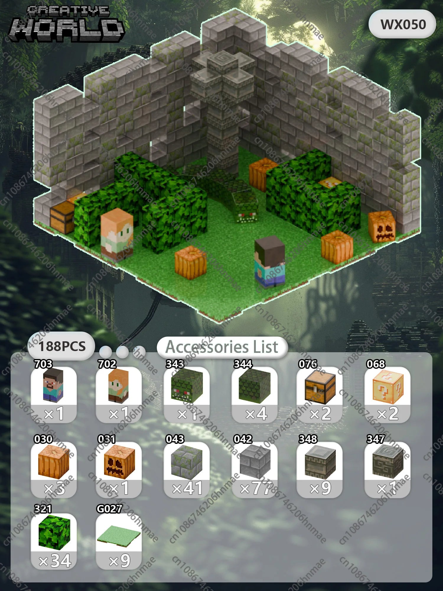 Magnetic Building Blocks Mine World Magnet Cube Set for Boy Girl Kid Age 3+ DIY Pixel style Model Base plate STEM Toy Baseplate