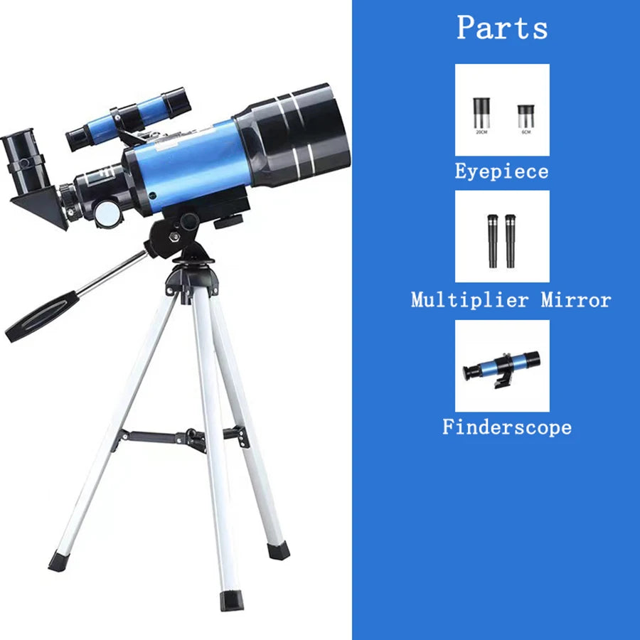 150X Zoom HD Star Moon Professional Astronomical Telescope Space Long Range Binoculars Powerful Monocular with Night Vision