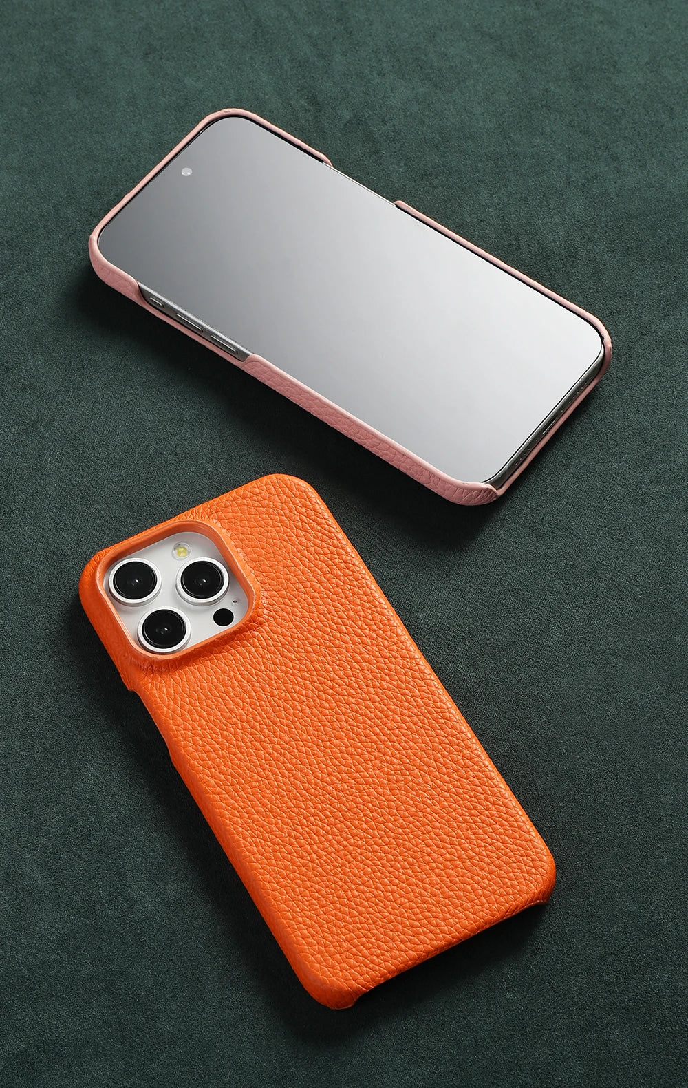 for Magsafe Case for iPhone 17 15 16 Pro Max Air 16Pro Natural Cowhide Lychee Leather Magnetic Protector Luxury Phone Back Cover