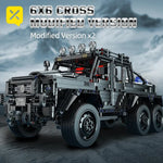 1:8 Scale Off-Road Pickup Truck Building Kit – Black SUV Model | Advanced Collector Set for Adults