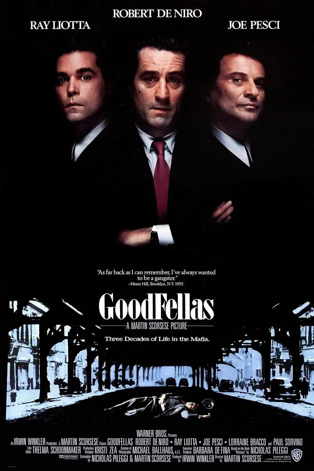 Retro Classic Movie Goodfellas Gangster Film Poster Canvas Painting Wall Art Pictures For Bar Cafe Home Living Room Decor Gift